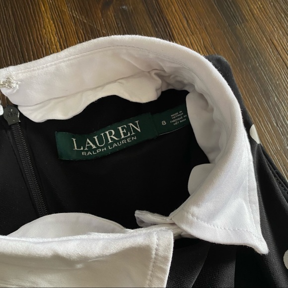 Ralph Lauren Polka Dot Dress Size 8 - Picture 3 of 4